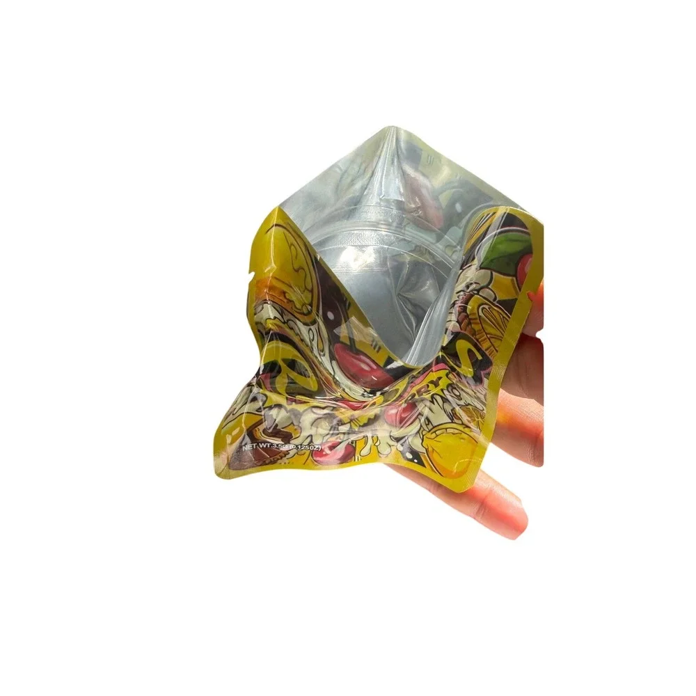 Colorful Smell-Proof 3.5g‎ Mylar Storage Bags – Resealable Foil Pouches Retro